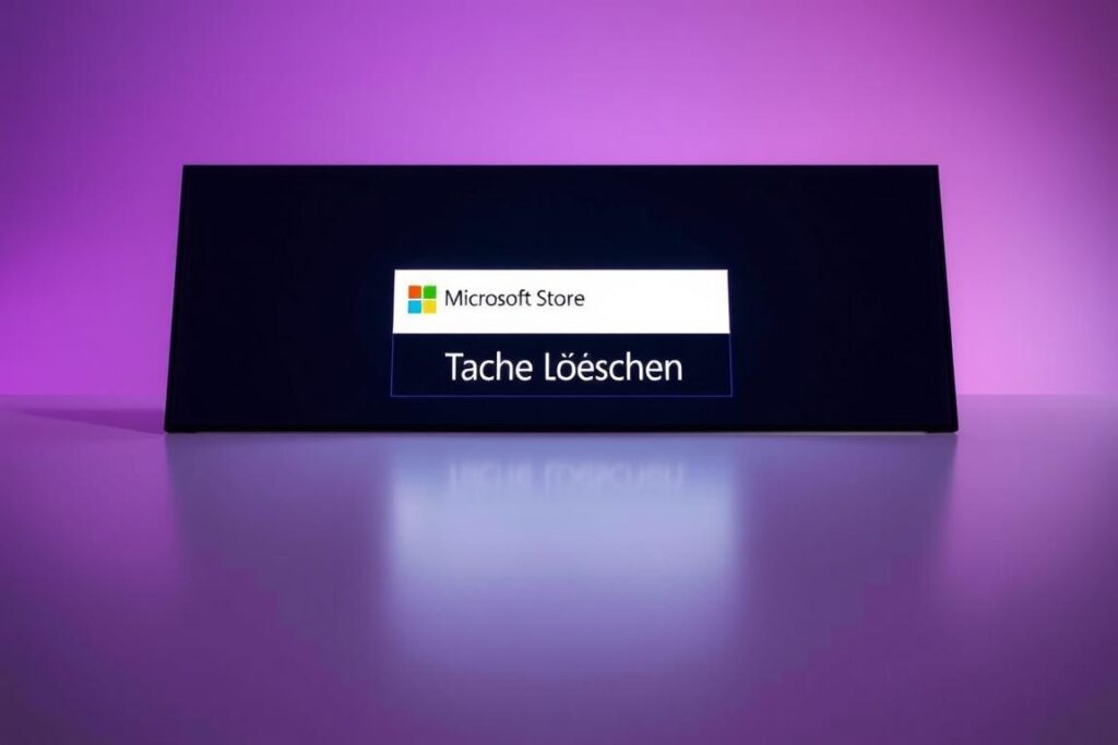 A sleek and modern Microsoft Store interface, with a clean and minimalistic design. The focus is on the "Cache Löschen" (Clear Cache) option, prominently displayed in the center of the screen. The background is a subtle gradient, conveying a sense of professionalism and technology. Soft lighting illuminates the scene, creating depth and dimension. The overall atmosphere is one of efficiency and problem-solving, reflecting the need to address the Windows 11 error code 0x80070005. A sleek and modern Microsoft Store interface, with a clean and minimalistic design. The focus is on the "Cache Löschen" (Clear Cache) option, prominently displayed in the center of the screen. The background is a subtle gradient, conveying a sense of professionalism and technology. Soft lighting illuminates the scene, creating depth and dimension. The overall atmosphere is one of efficiency and problem-solving, reflecting the need to address the Windows 11 error code 0x80070005.