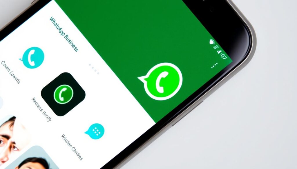 Ein Bild von WhatsApp Business auf einem Smartphone Ein Bild von WhatsApp Business auf einem Smartphone
