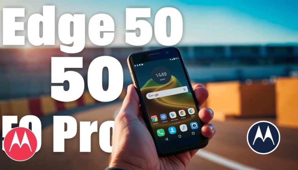 Ein Motorola Edge50 Pro mit optimaler Leistung Ein Motorola Edge50 Pro mit optimaler Leistung