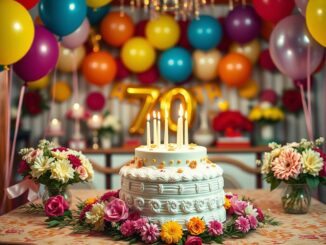 Glückwünsche zum 70. Geburtstag