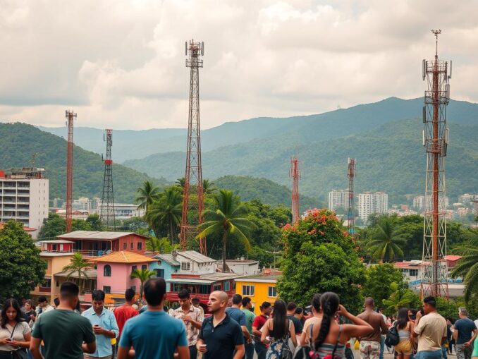 Mobilfunknetz in Brasilien
