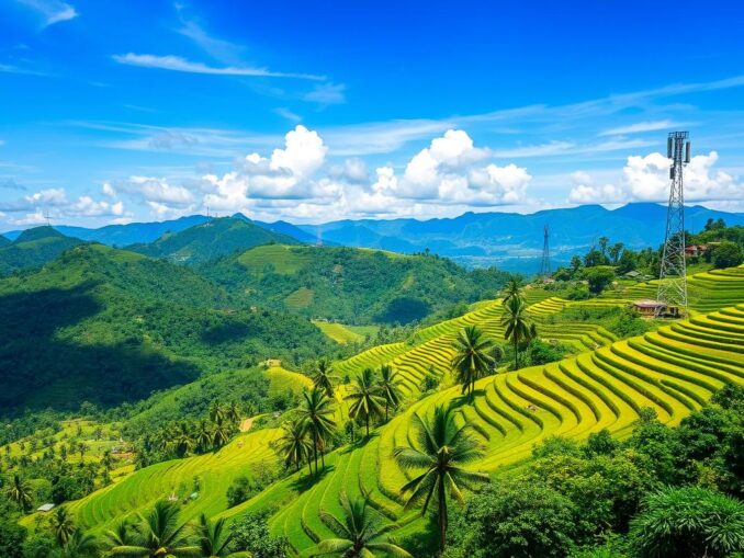 Mobilfunknetz in Indonesien