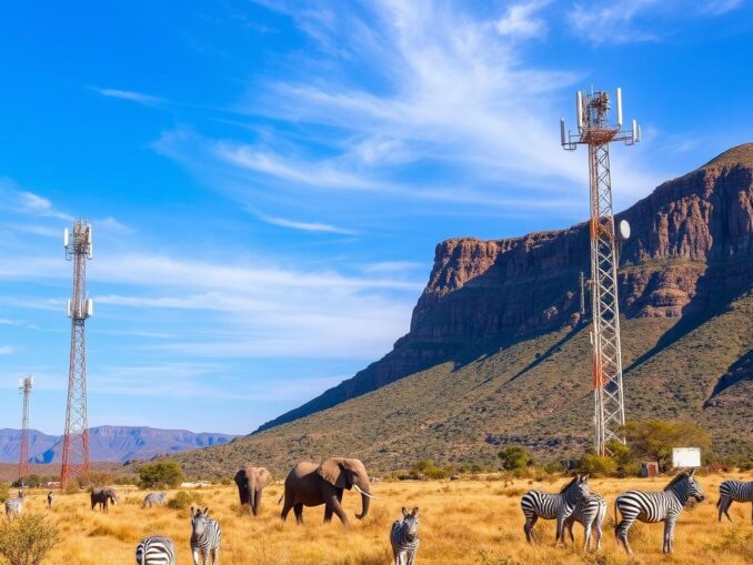 Mobilfunknetz in Südafrika