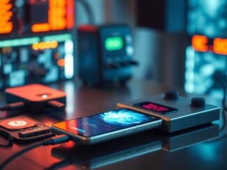 Schnellladen eines Smartphones