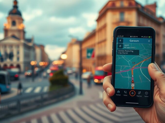 Smartphone-Navigation