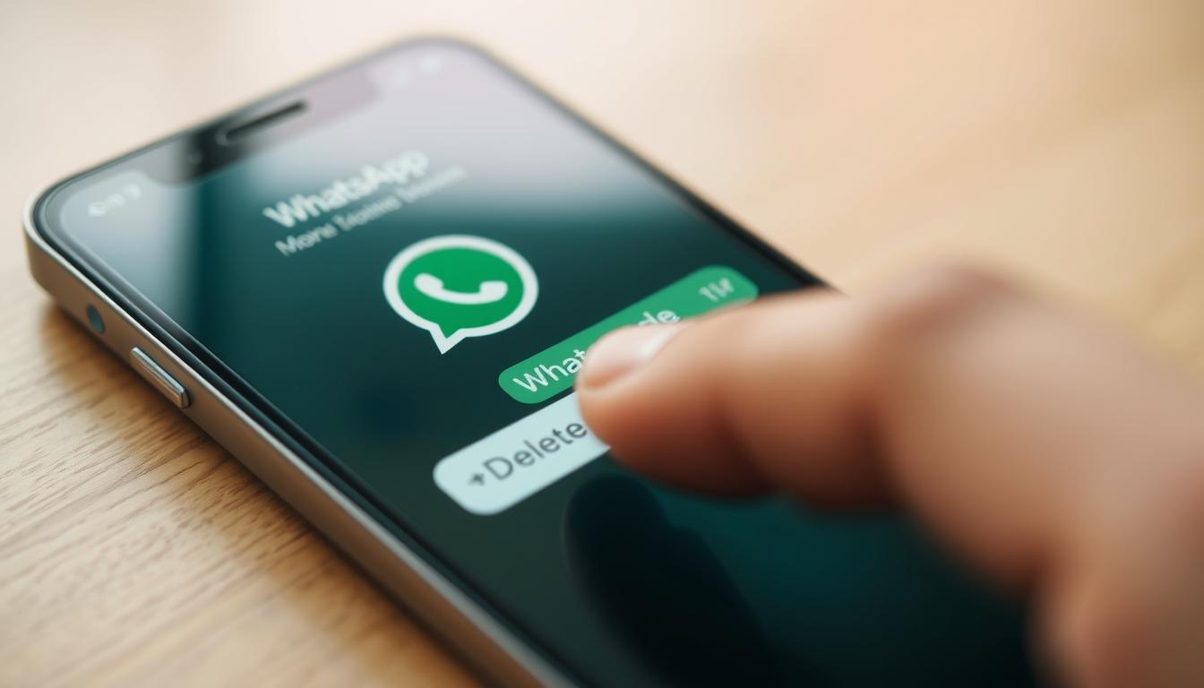 WhatsApp-Nachricht löschen