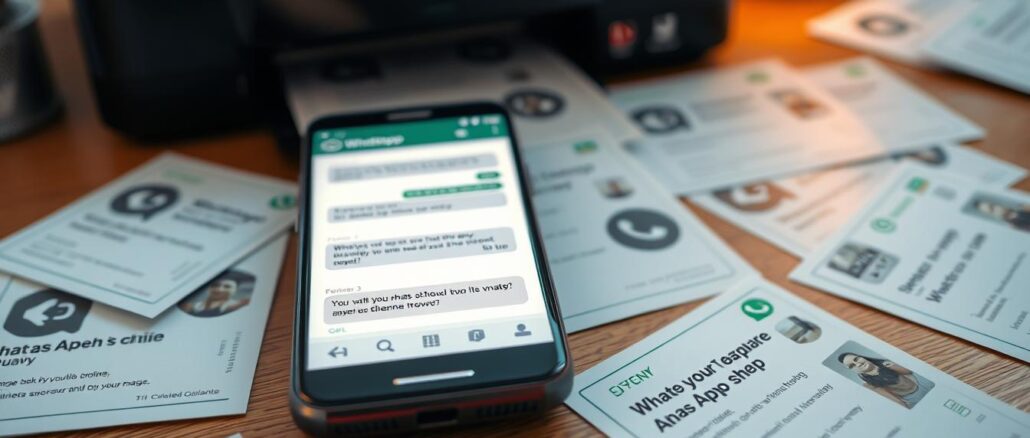 WhatsApp-Nachrichten ausdrucken