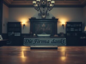 Woher kommt der Spruch Die Firma dankt