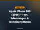 Apple iPhone 3GS (2009) – Test, Erfahrungen & technische Daten