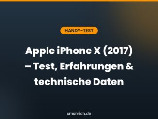Apple iPhone X (2017) – Test, Erfahrungen & technische Daten