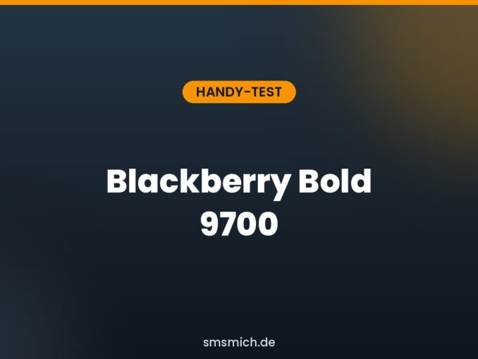 Blackberry Bold 9700