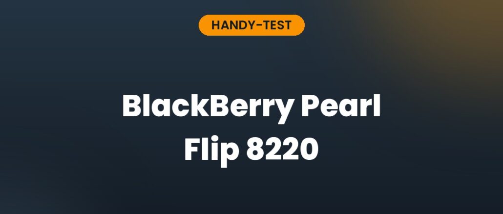 BlackBerry Pearl Flip 8220