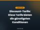Discount-Tarife: Diese Tarife bieten die günstigsten Konditionen