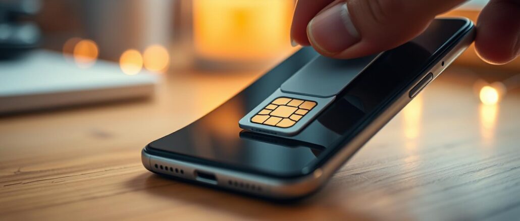 1&1 neue SIM-Karte einrichten