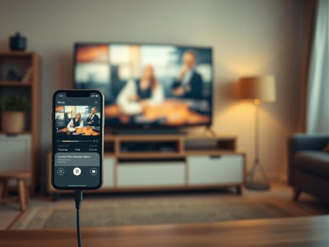 iPhone Anschluss TV