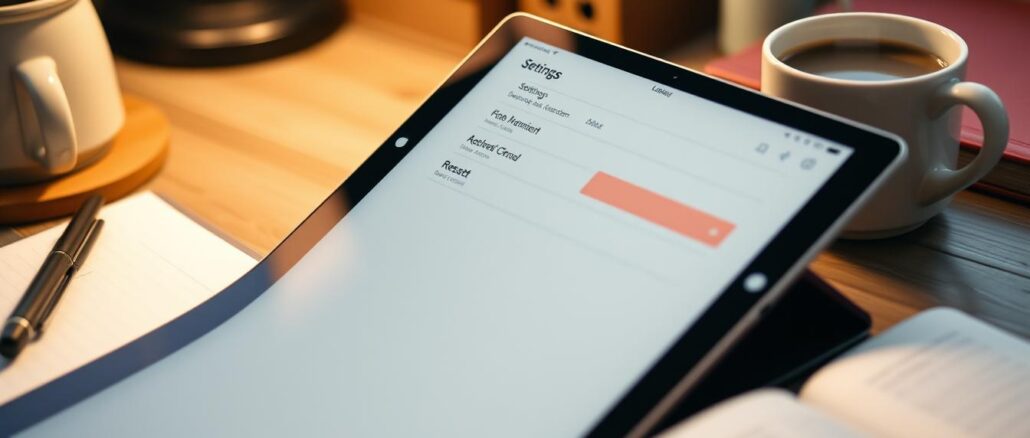 Schritt-für-Schritt Anleitung iPad zurücksetzen