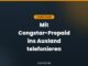 Mit Congstar-Prepaid ins Ausland telefonieren
