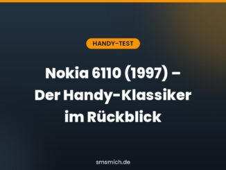 Nokia 6110 (1997) – Der Handy-Klassiker im Rückblick