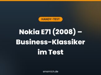 Nokia E71 (2008) – Business-Klassiker im Test