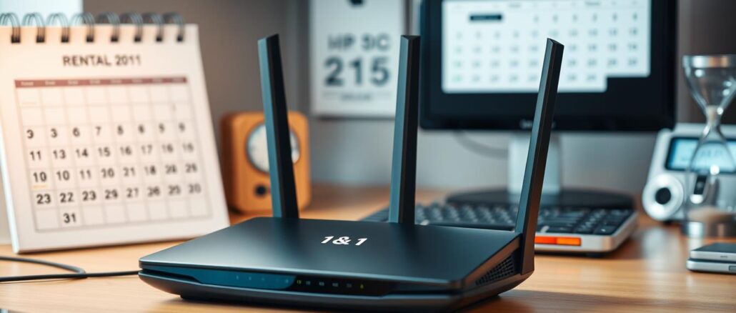 1&1 Router-Mietdauer