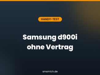 Samsung d900i ohne Vertrag