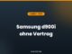 Samsung d900i ohne Vertrag
