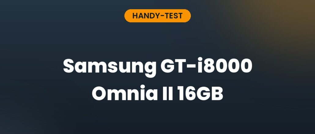 Samsung GT-i8000 Omnia II 16GB