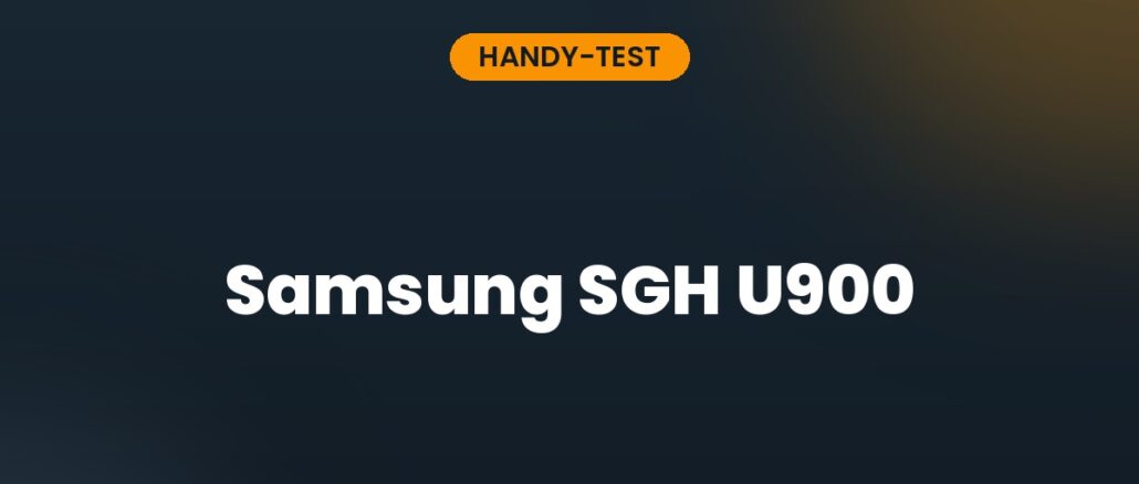 Samsung SGH U900