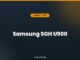 Samsung SGH U900