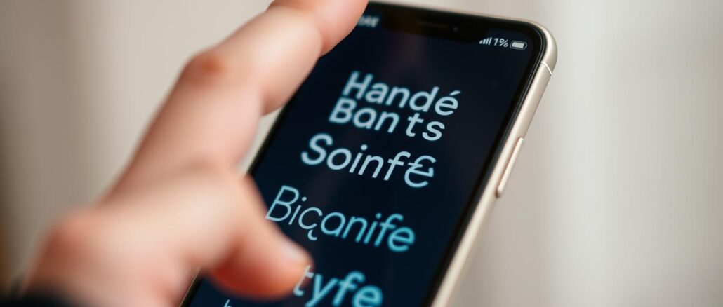 Schriftart-aendern-auf-dem-Smartphone Schriftart ändern auf dem Smartphone