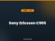 Sony Ericsson C905