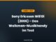 Sony Ericsson W810i (2006) – Das Walkman-Musikhandy im Test