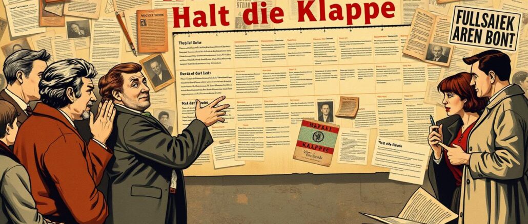 Woher kommt der Spruch Halt die Klappe