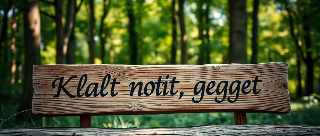 Woher kommt der Spruch Klagt nicht, kämpft