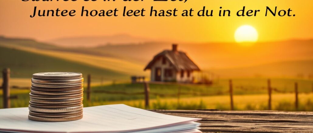 Woher-kommt-der-Spruch-Spare-in-der-Zeit-dann-hast-du-in-der-Not Woher kommt der Spruch Spare in der Zeit, dann hast du in der Not