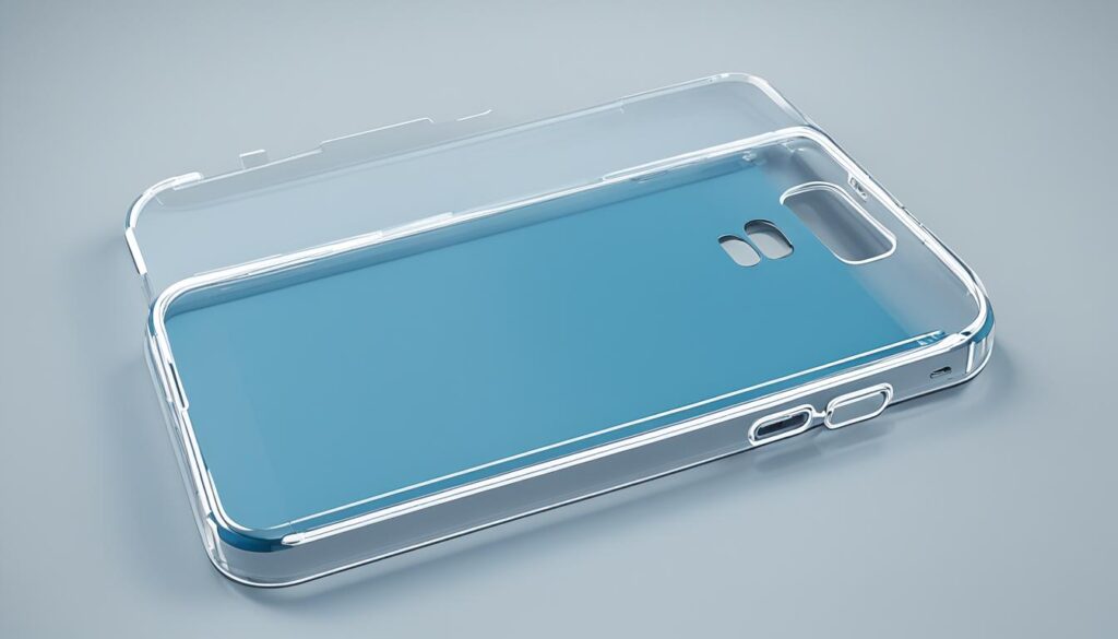 transparente smartphone schutzhülle