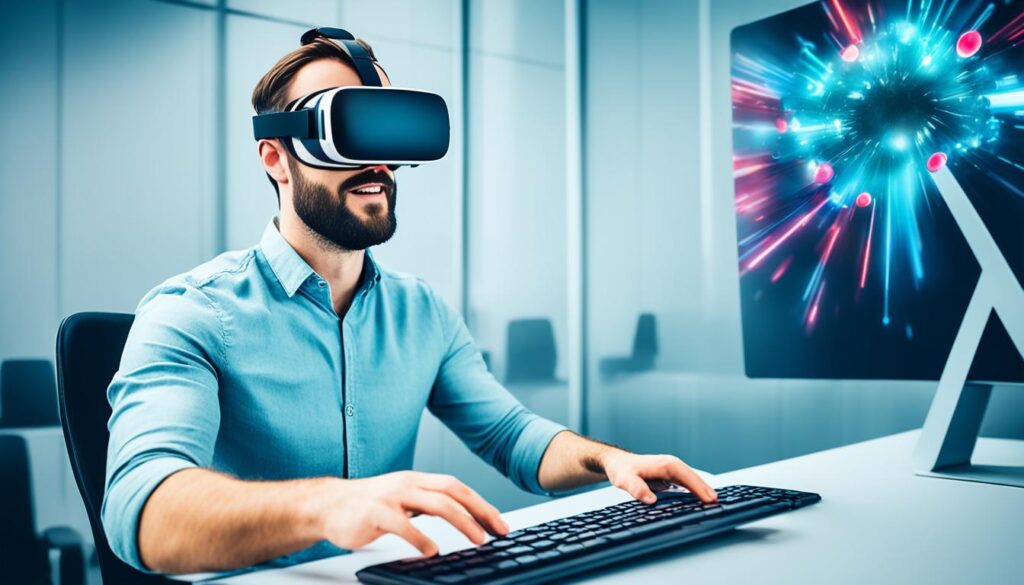 vr brillen für smartphones mit tastatur