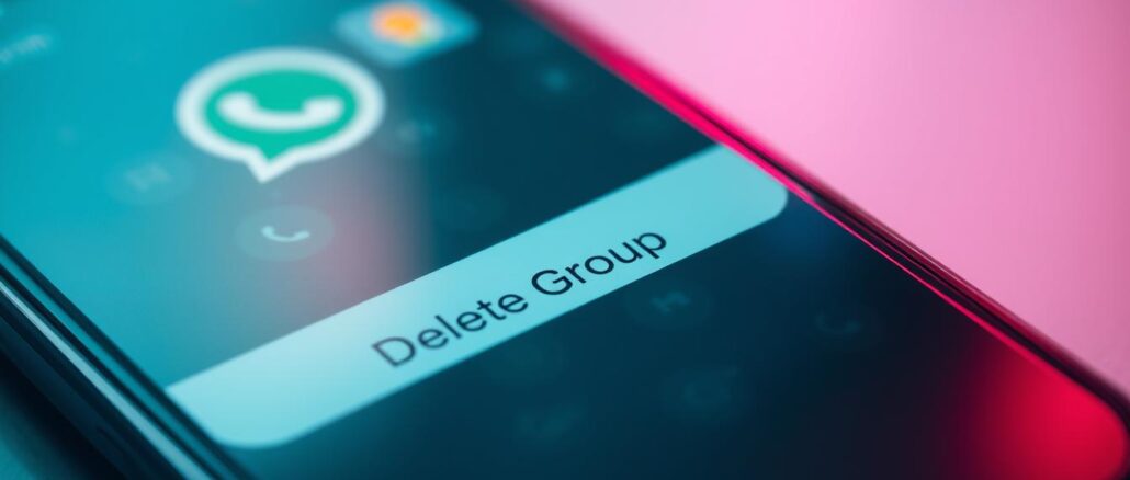 Wie lösche ich eine WhatsApp-Gruppe als Admin?
