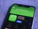 Whatsapp,Instant,Messaging,App.,Whatsapp,Logo,On,An,Iphone,Screen.